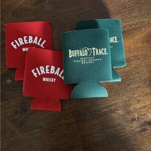 Fireball and Buffalo Trace Drink Koozies